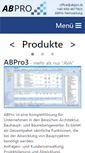Mobile Screenshot of abpro.at